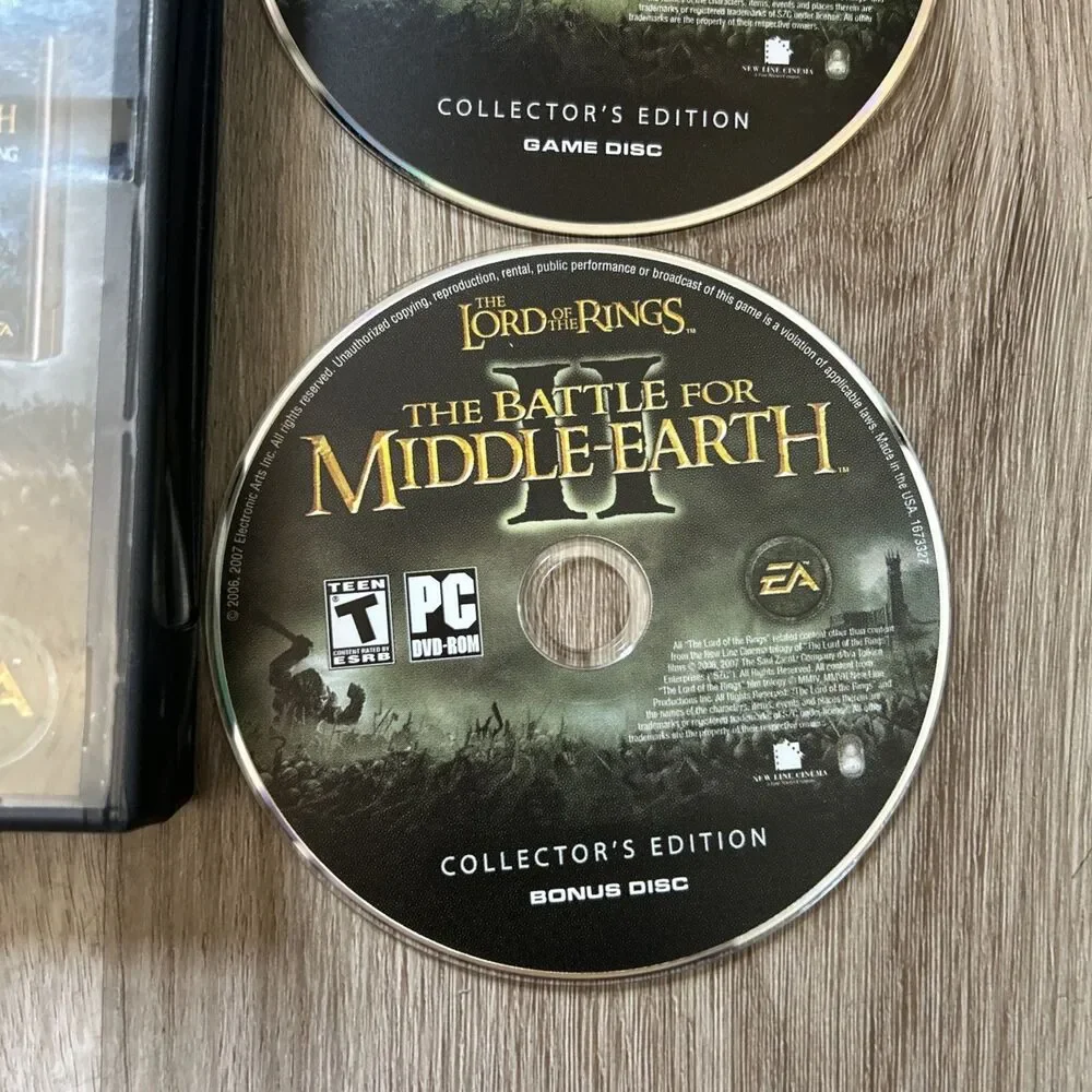 Lord of the Rings: The Battle for Middle-Earth Anthology PC Missing 1 Disc READ